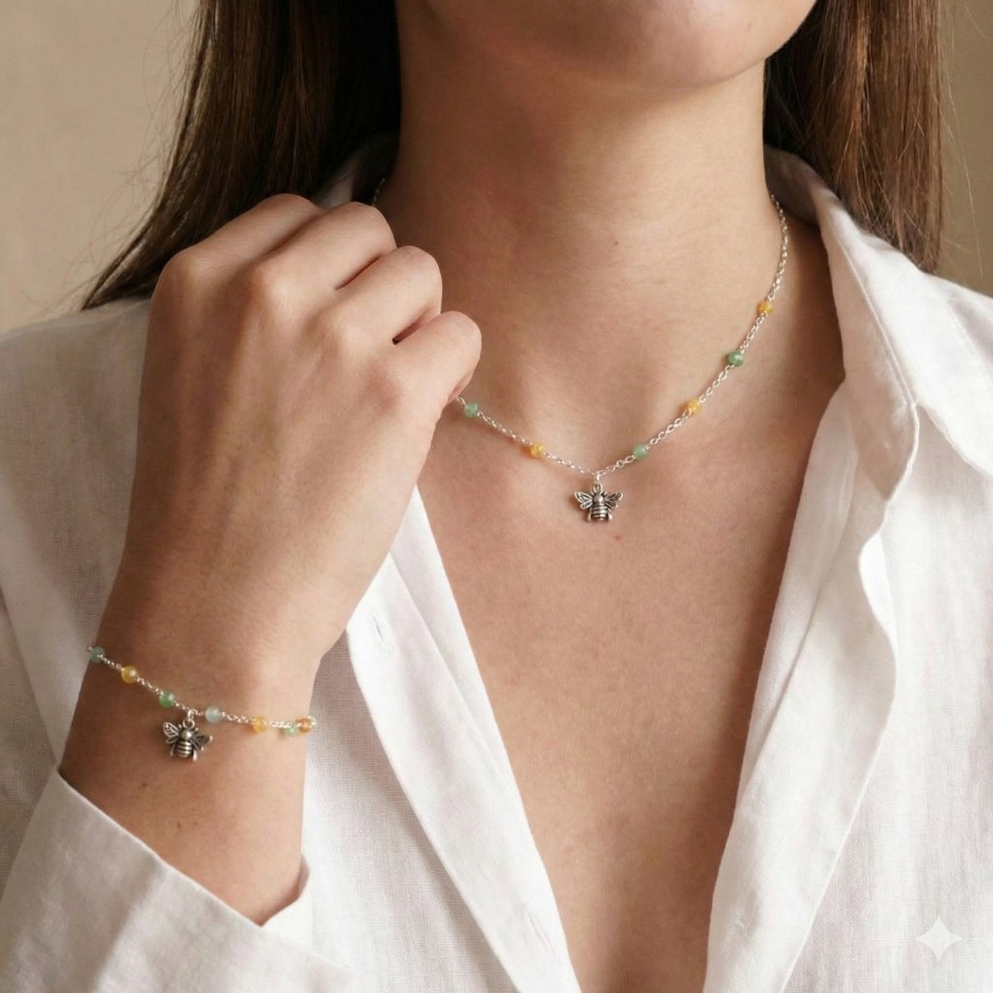 Collar Anthéa Plateado