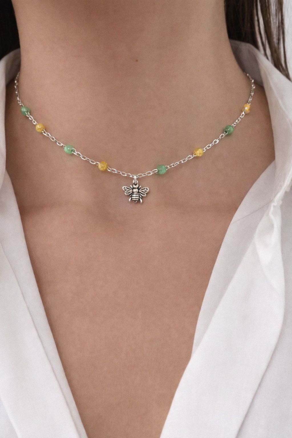 Collar Anthéa Plateado